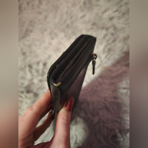 Prada Black & Silver Hardware Buckle Snap Long Wallet (EUC)(COA CARD) - Picture 8 of 12